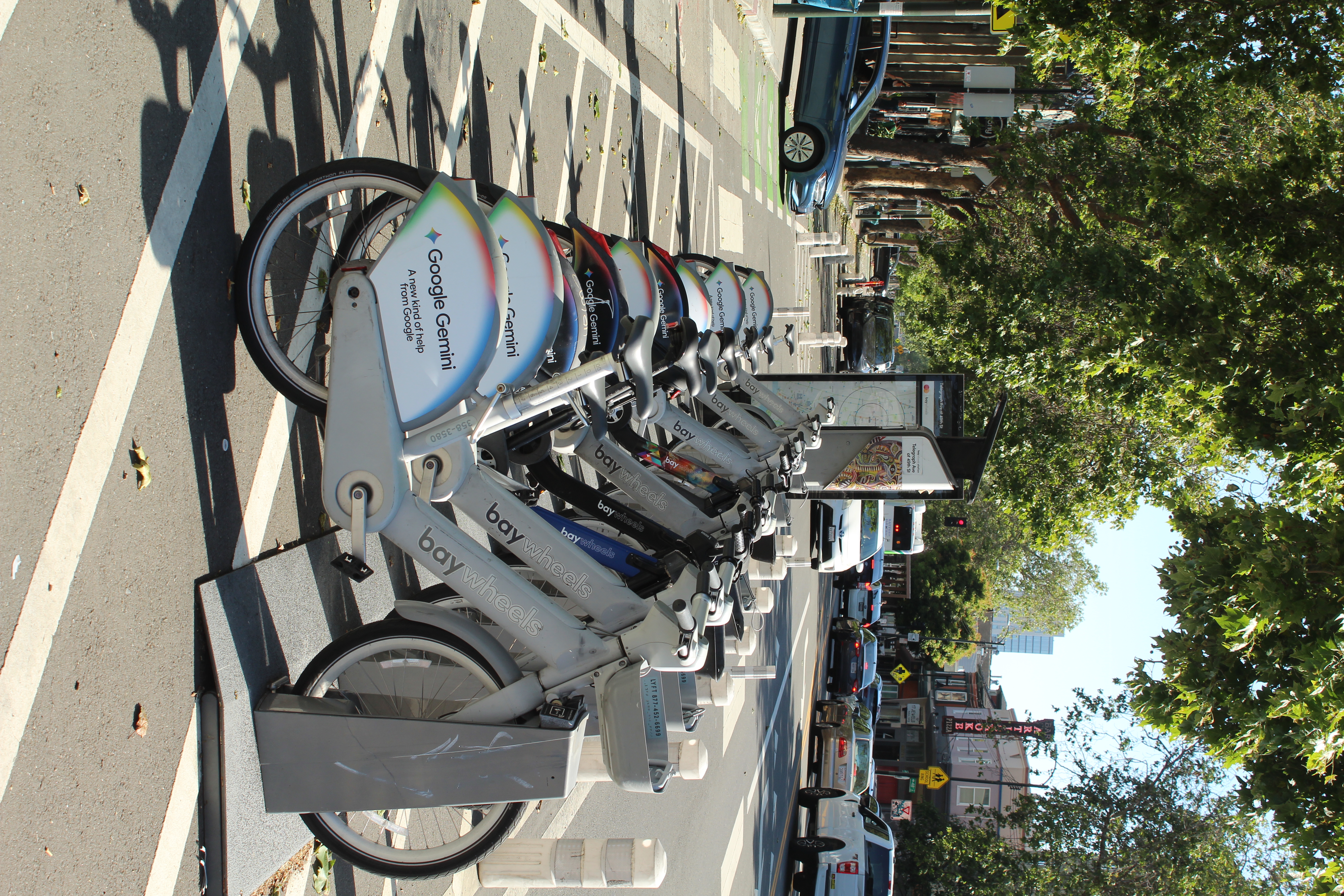 Telegraph Avenue and 49th Street Baywheels Station